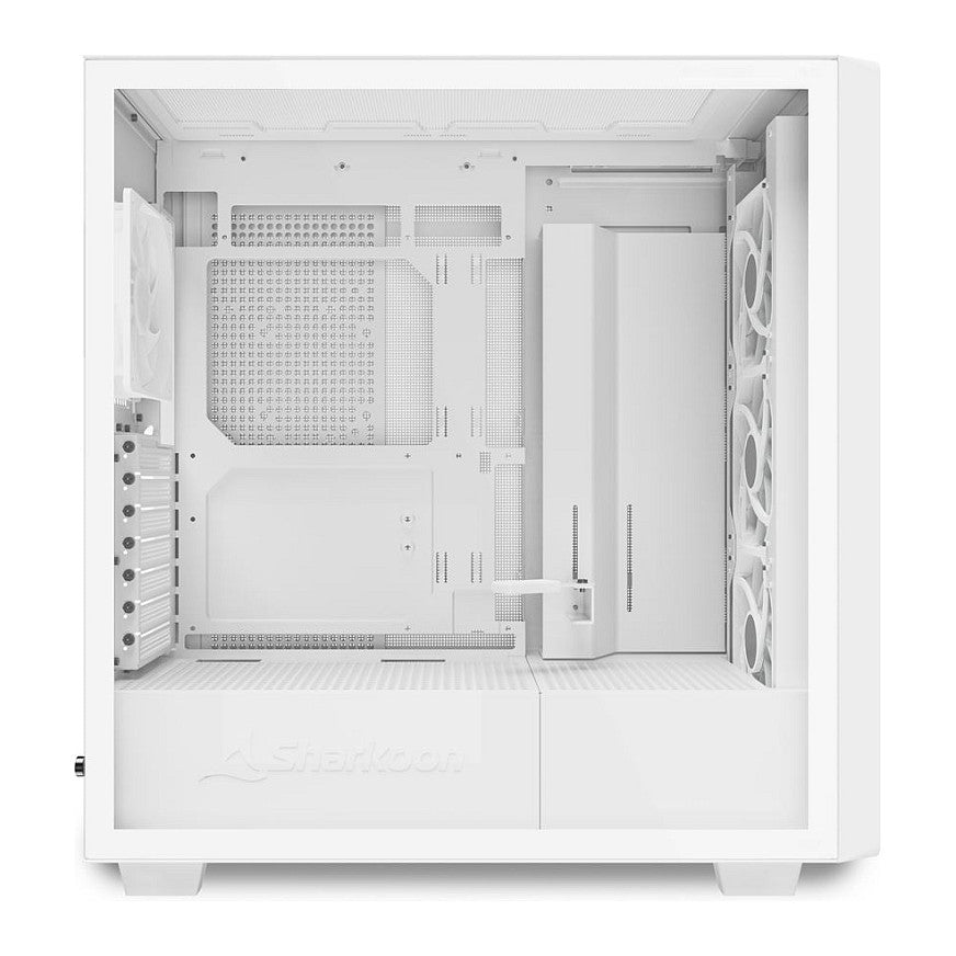 Sharkoon Rebel C70G RGB ATX 1xGlas White
