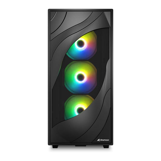 Sharkoon Rebel C80M RGB ATX 1xMetall Black