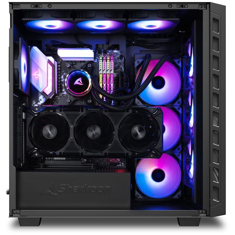 Sharkoon Rebel C80M RGB ATX 1xMetall Black