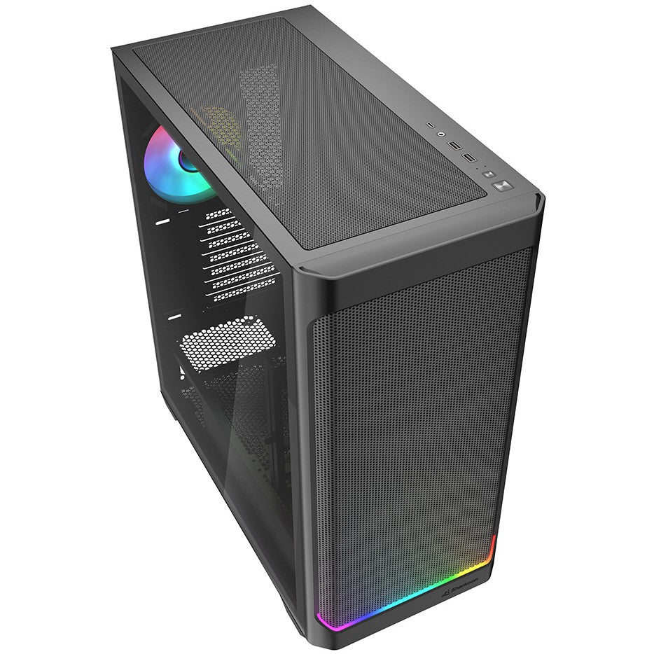 Sharkoon AK4W RGB ATX 1xGlas Black
