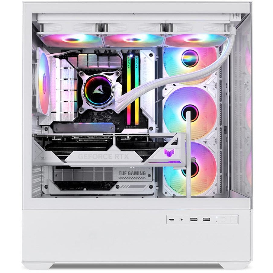 Sharkoon AK6 RGB ATX 1xGlas White