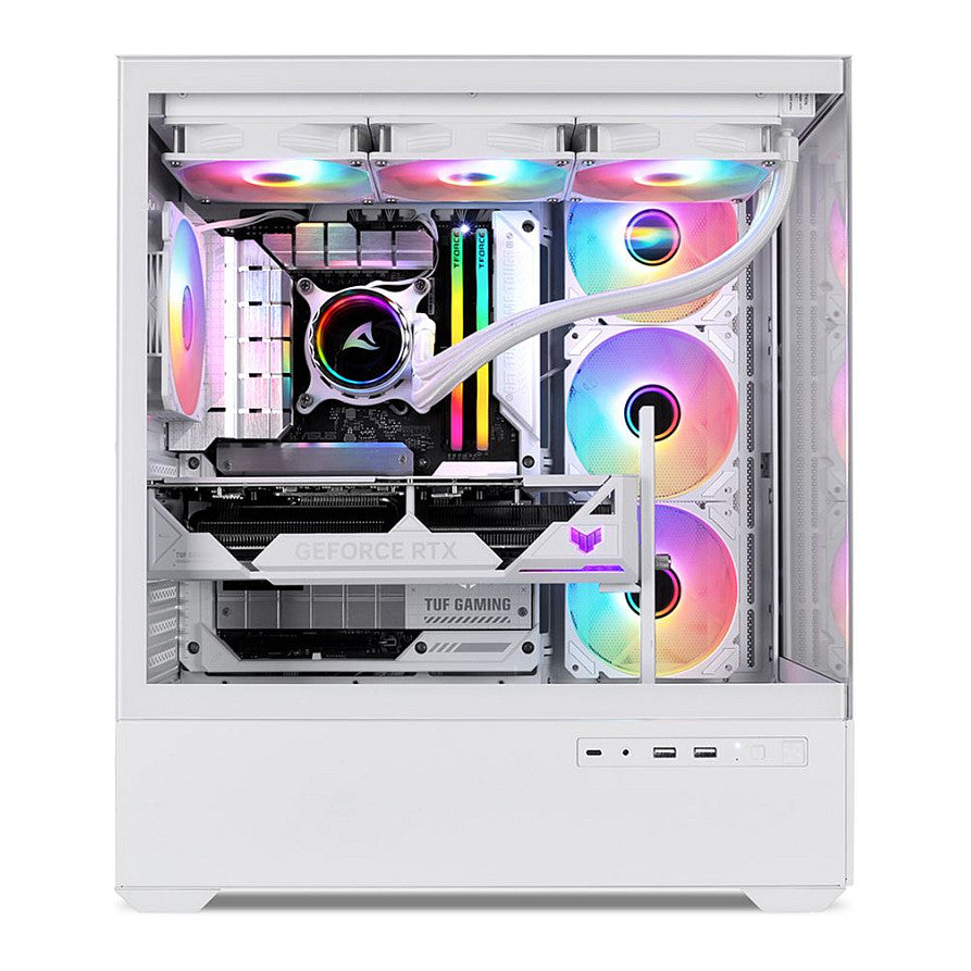 Sharkoon AK6 RGB ATX 1xGlas White