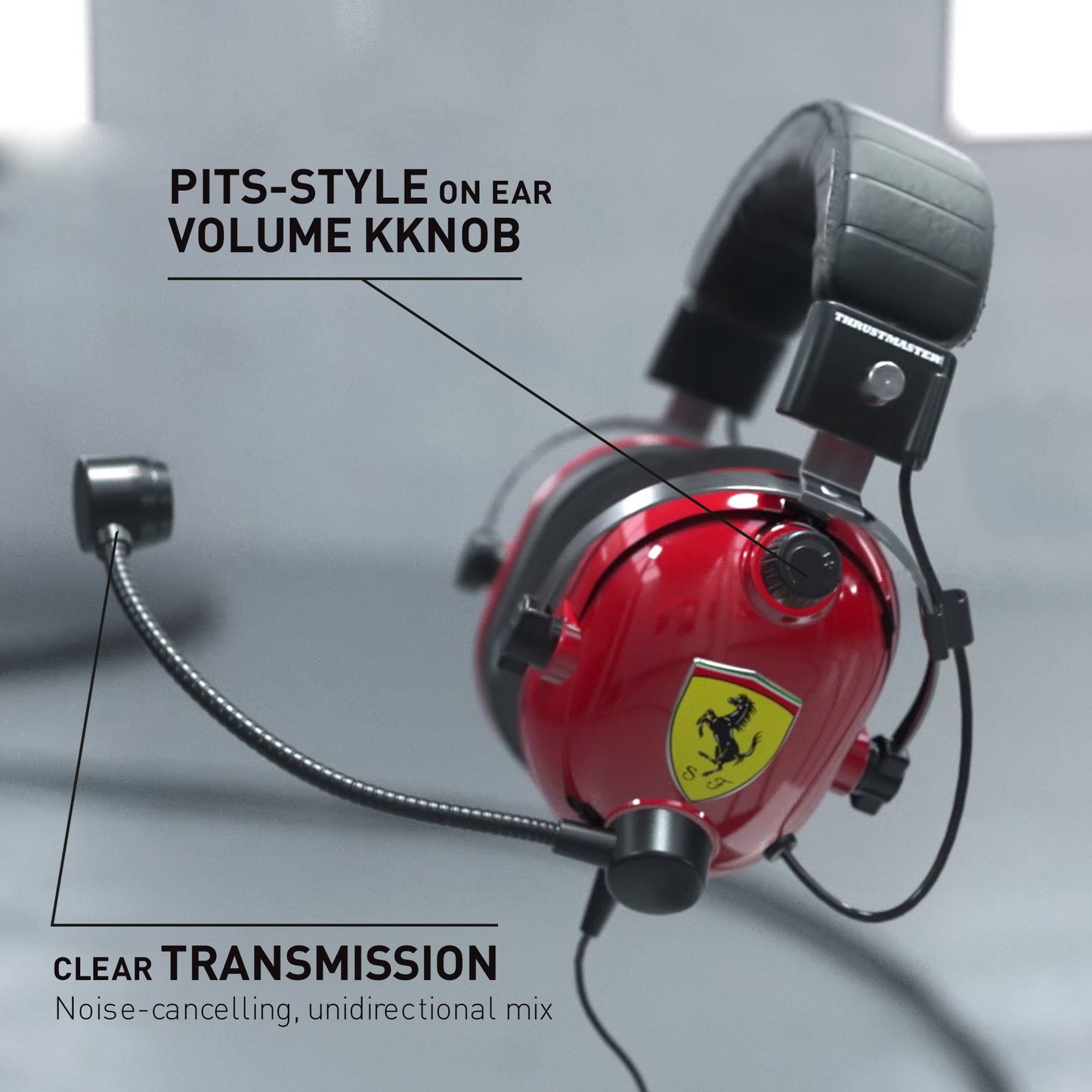Thrustmaster Gaming Headset T-Racing "Scud.Ferrari DTS" (KON/PC)