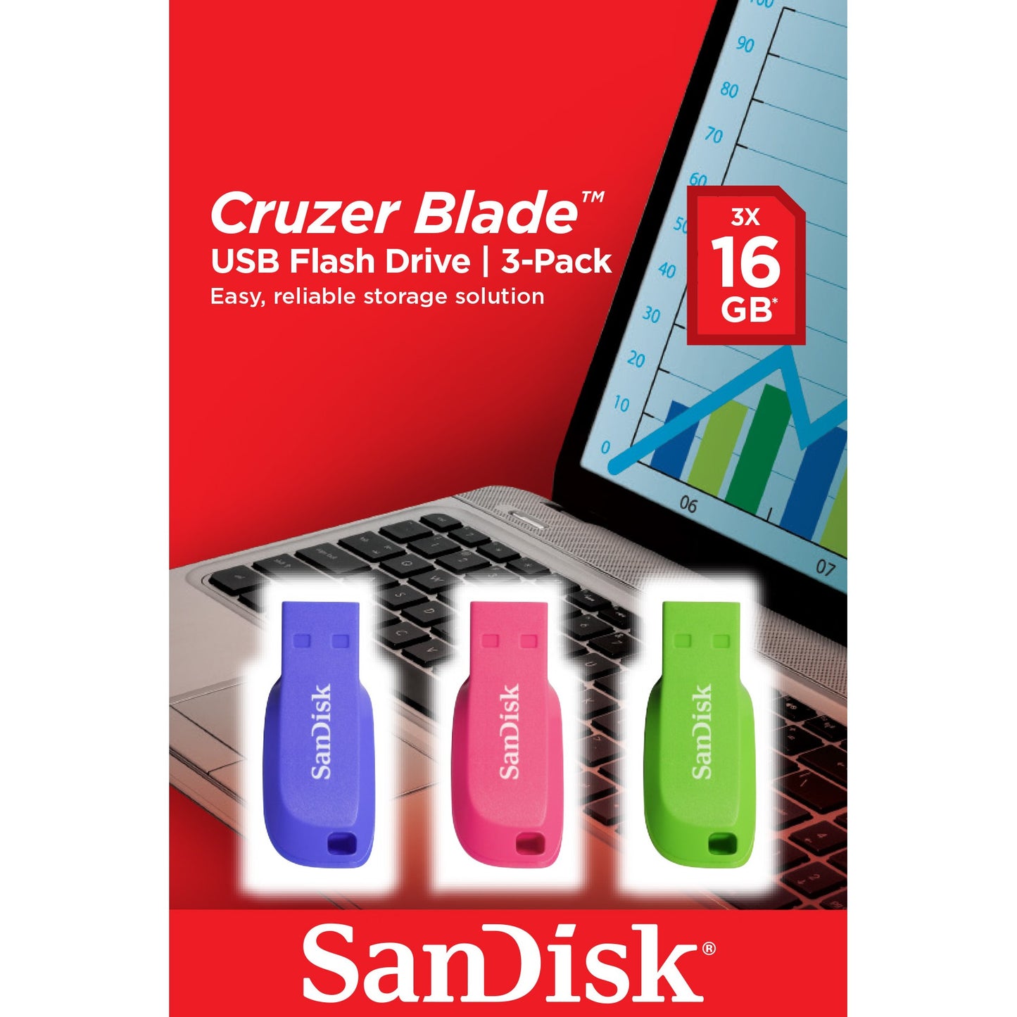 STICK SANDISK CRUZER BLADE USB