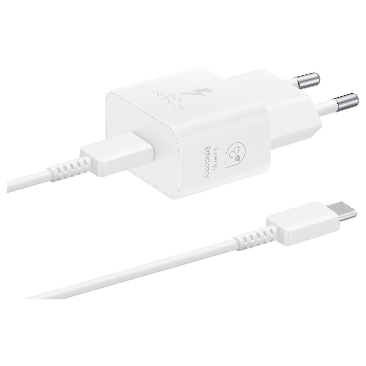 Samsung Galaxy Power Adapter USB Type C 25W 1m White