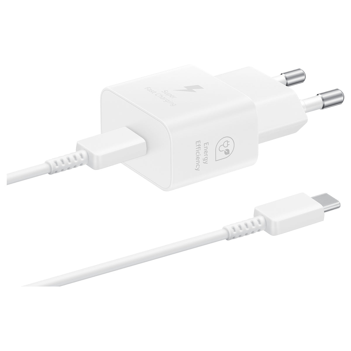 Samsung Galaxy Power Adapter USB Type C 25W 1m White