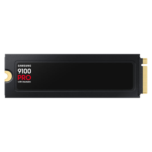 M.2. SAMSUNG 9100 PRO Heatsink NVMe 2TB PCIe 5.0 14.800 MB/s Lesen 13.400 MB/s Schreiben Interne SSD fr PC-Gaming