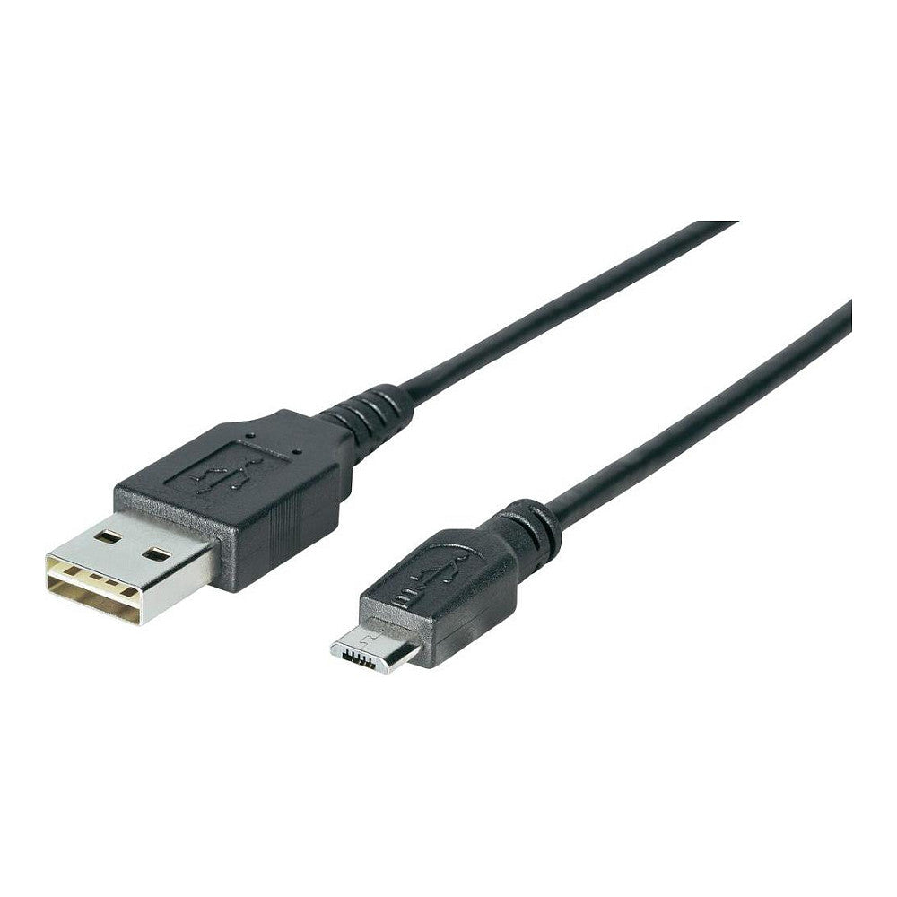 Kabel USB 2.0 A-B Micro 3.0m schwarz