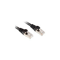 Sharkoon Kabel RJ45 CAT.6 SFTP 0.5m schwarz