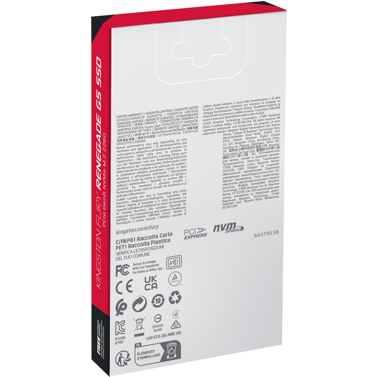 M.2 4TB FURY RENEGADE G5 2280