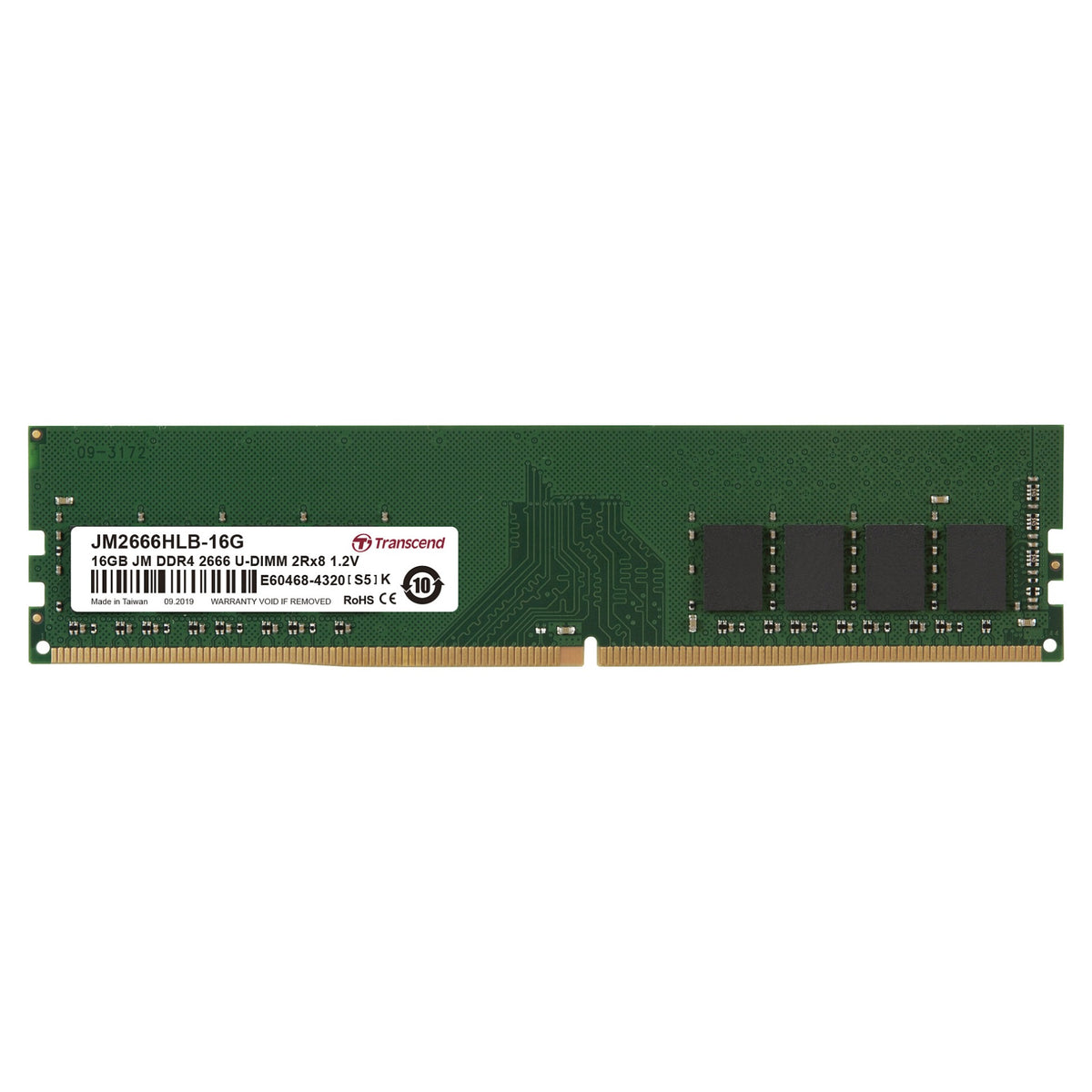 16GB PC 2666 CL19 Transcend JetRam. JM2666HLB-16G