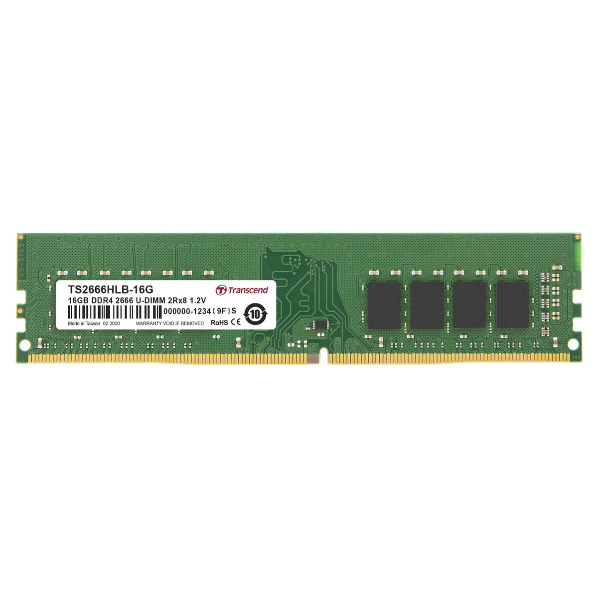 16GB PC 2666 CL19 Transcend TSModul. TS2666HLB-16G
