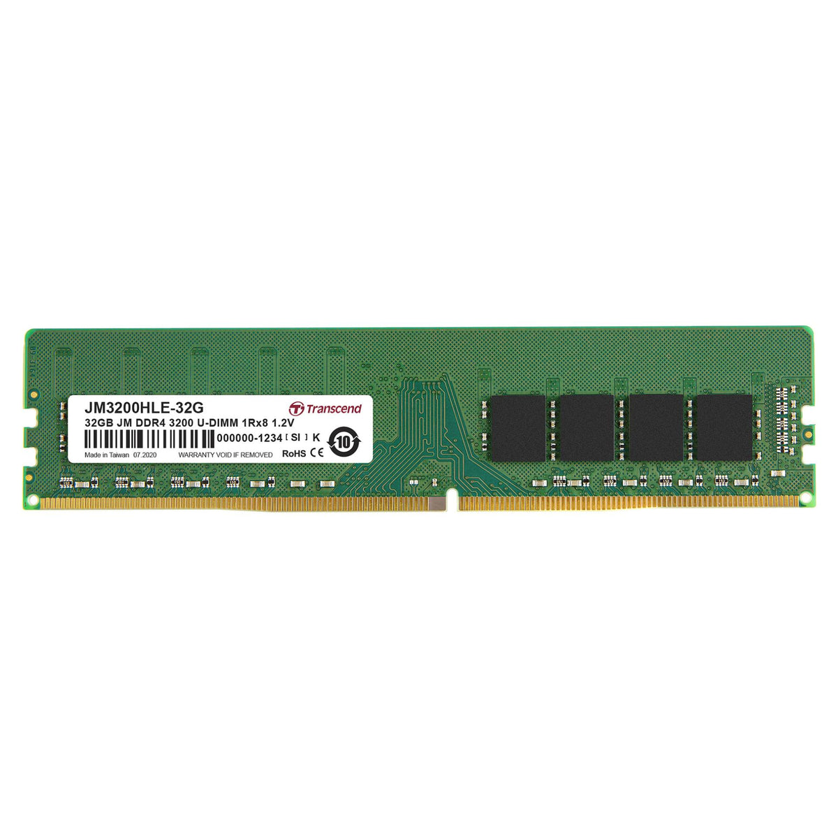 32GB PC 3200 CL22 Transcend JetRam. JM3200HLE-32G