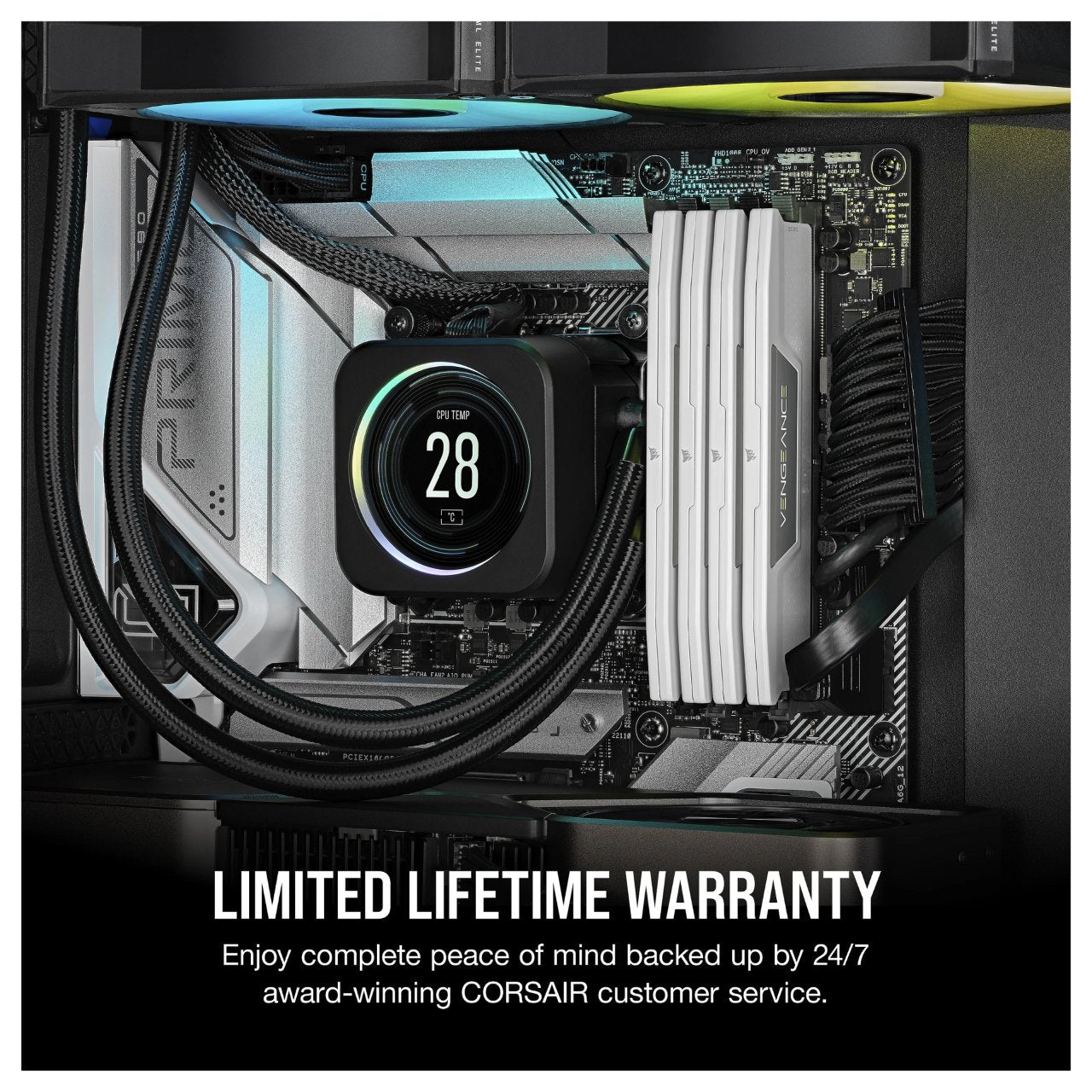 64GB PC 6000 CL30 CORSAIR KIT (2x32GB) VENGEANCE white retail