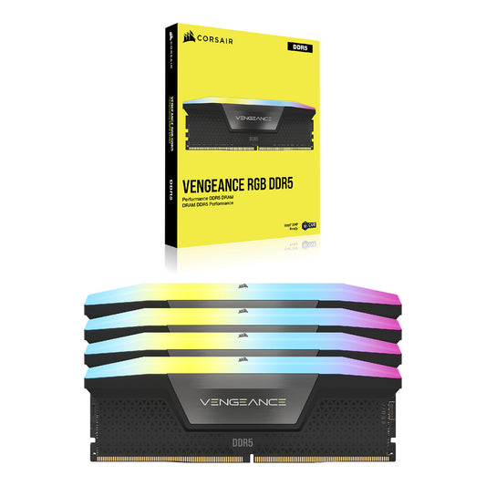 Corsair DIMM 192 GB 5200 (4x 48 GB) Quad-Kit (schwarz. CMH192GX5M4B5200C38. Vengeance RGB. INTEL XMP)