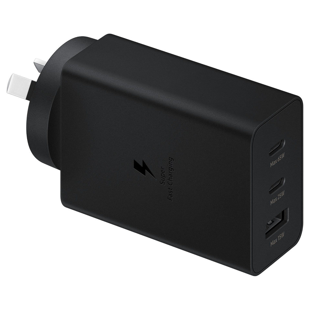 Samsung Power Adapter Trio 65W Netzteil ohne Datenkabel USB Type-C black