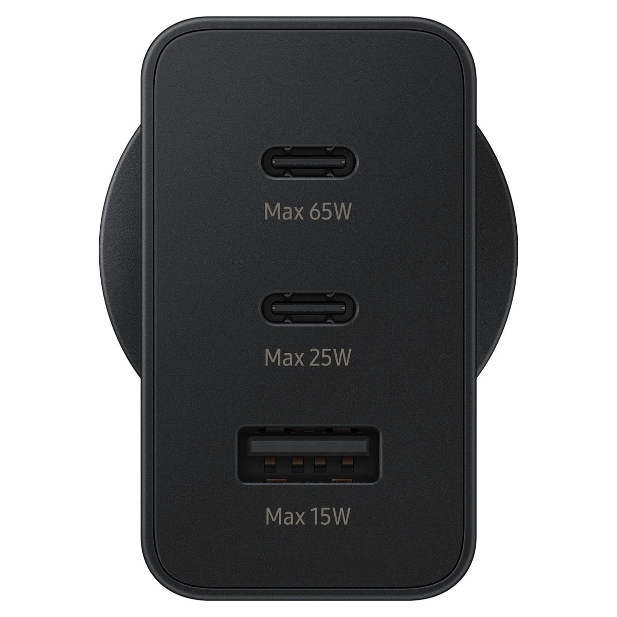 Samsung Power Adapter Trio 65W Netzteil ohne Datenkabel USB Type-C black
