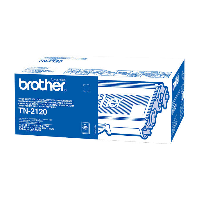 Brother Toner TN-2120 Schwarz bis zu 2.600 Seiten nach ISO 19752