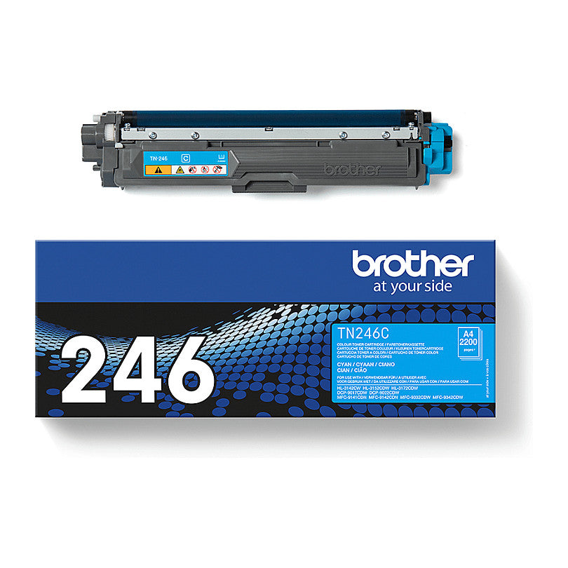 Brother Toner TN-246C Cyan bis zu 2.200 Seiten nach ISO/IEC 19798