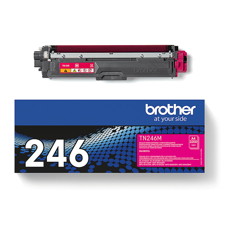 Brother Toner TN-246M Magenta bis zu 2.200 Seiten nach ISO/IEC 19798