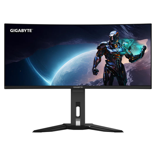 GIGABYTE MO34WQC2 86,36cm 34Zoll OLED gaming monitor 3440x1440 WQHD 250 cd/m2 240Hz 2xHDMI 2.1 1xDP 1.4 1xUSB C