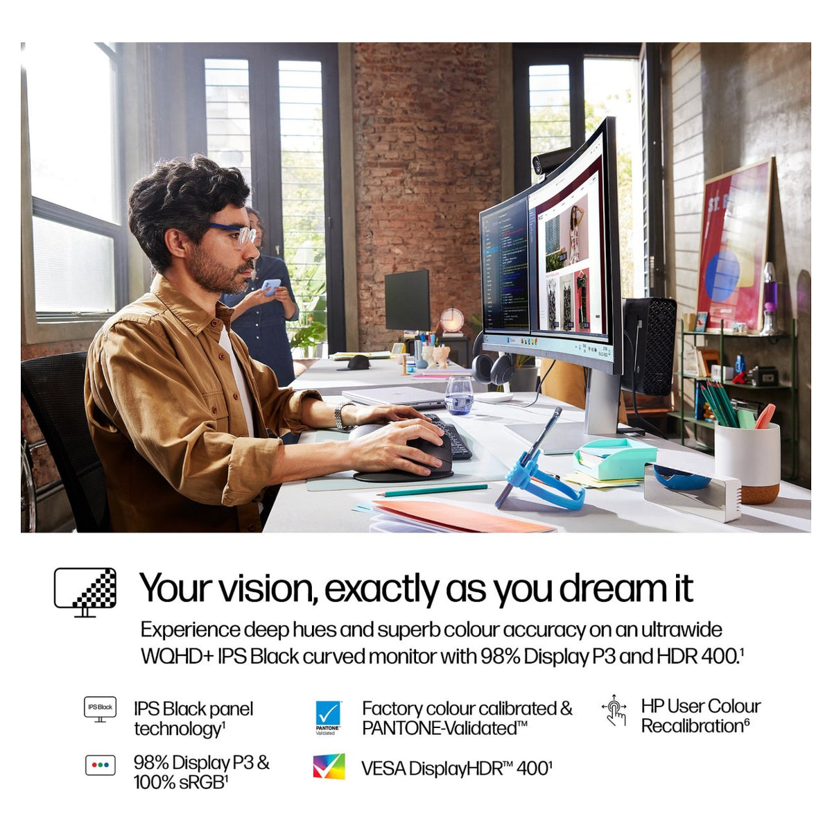 HP Serie 7 Pro 738pu WQHD+ Monitor 95,29 cm (37,52 Zoll)