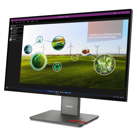68,6cm/27" (2560x1440) Lenovo ThinkVision P27Q-40 16:9 WQHD IPS 4ms 120Hz HDMI DisplayPort USB-B USB-A USB-C VESA