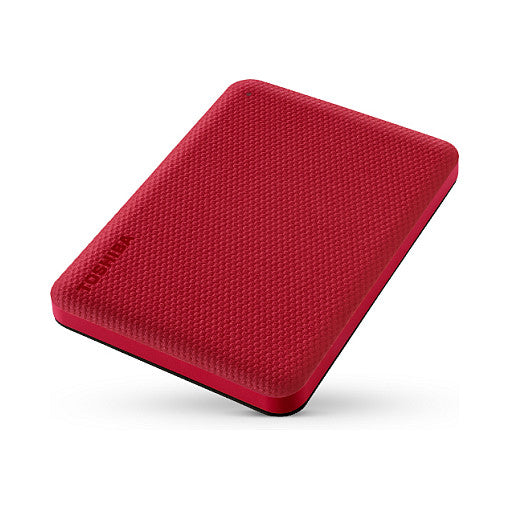 Toshiba Storage Canvio Advance 1 TB, Externe Festplatte (rot, Micro-USB-B 3.2 Gen 1 (5 Gbit/s))