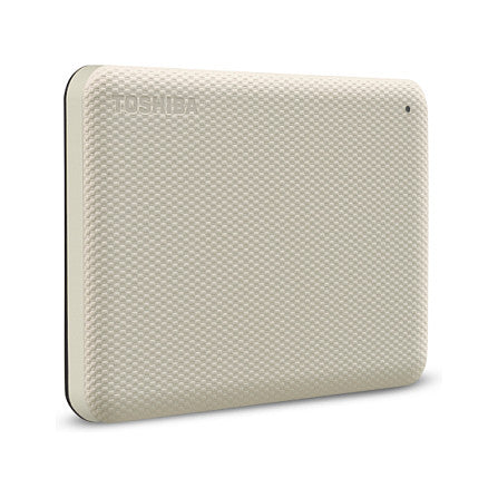 Toshiba Storage Canvio Advance 4 TB, Externe Festplatte (beige, Micro-USB-B 3.2 Gen 1 (5 Gbit/s))