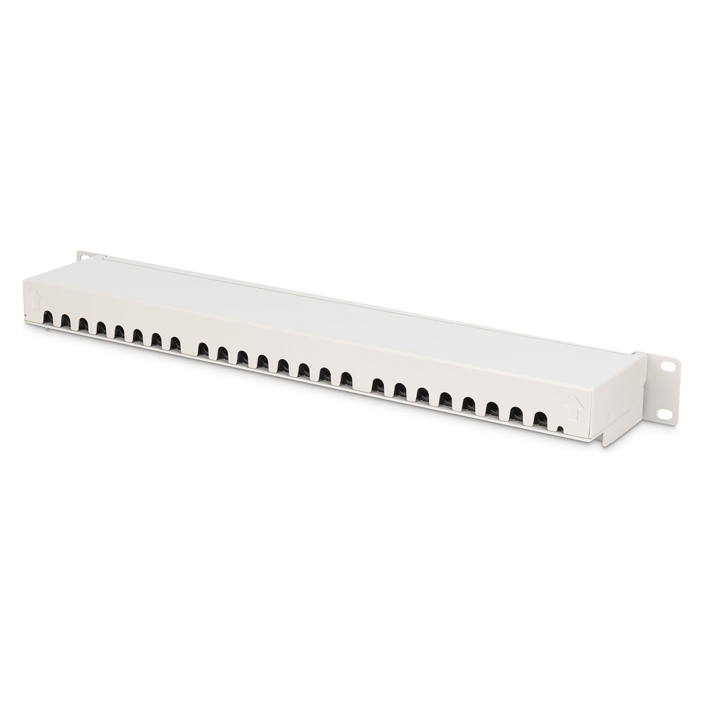 DIGITUS Patchpanel 1HE 24-Port Cat6a geschirmt lichtgrau