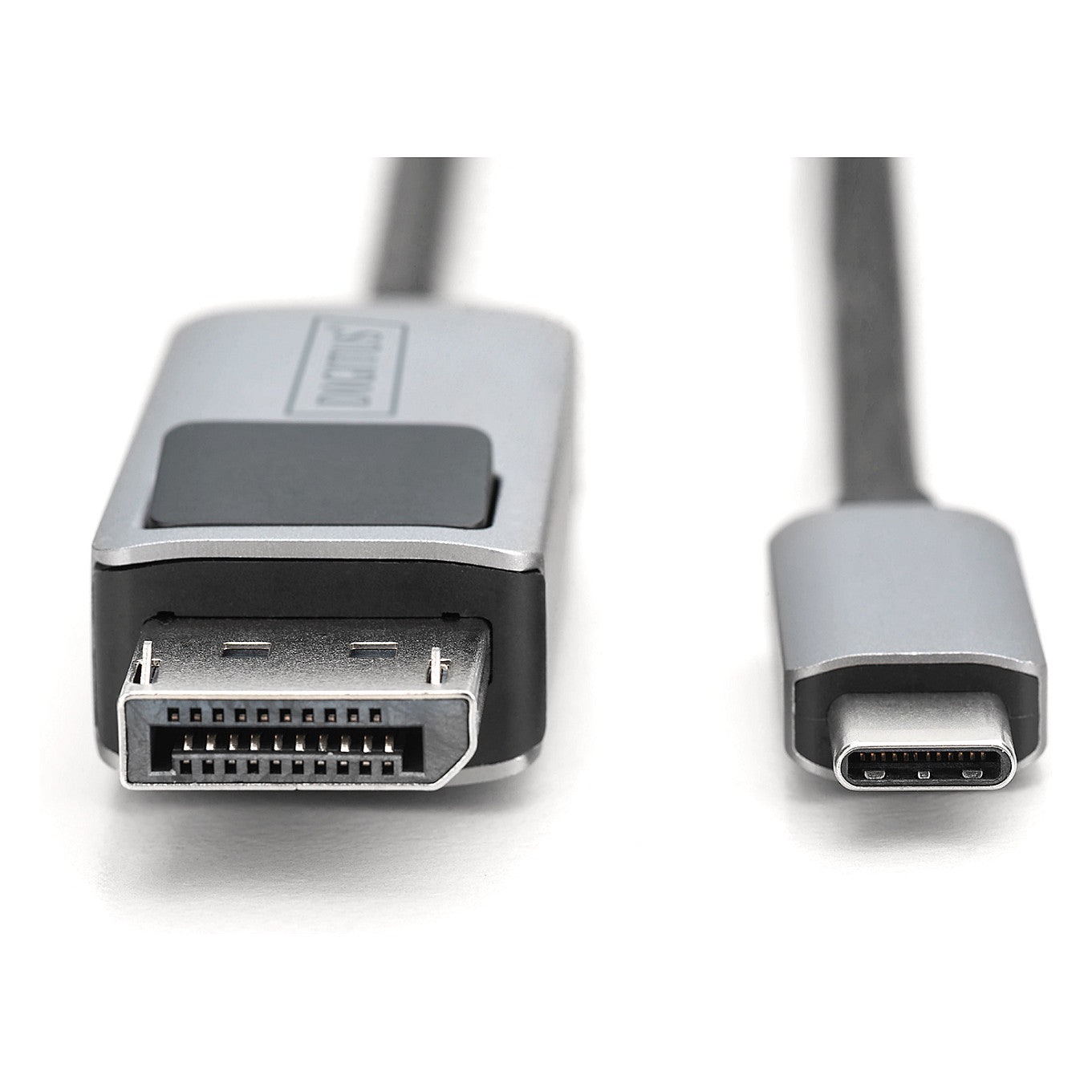 DIGITUS USB 3.2 Anschlusskabel Typ C --> DP St./St. 1m schw.