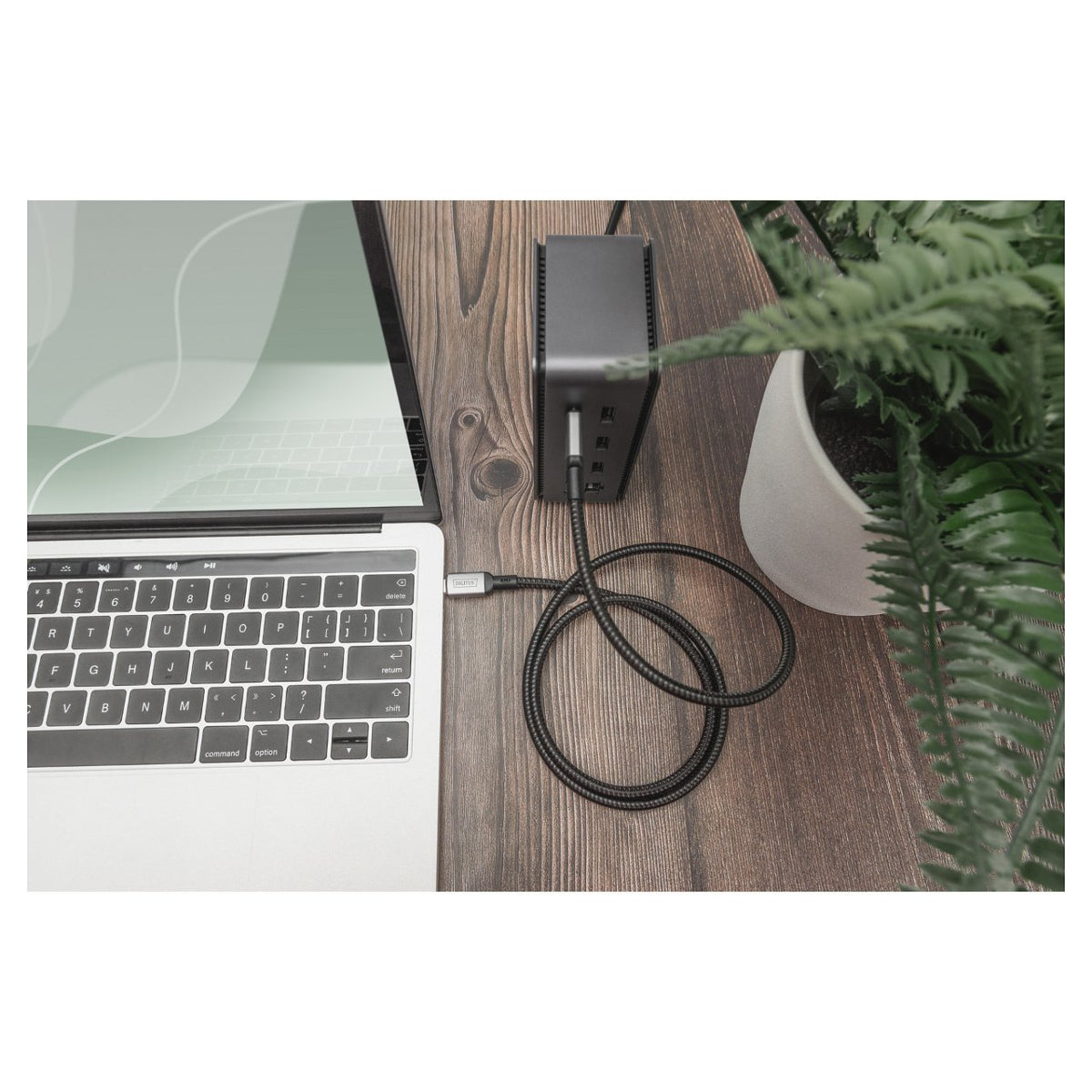 DIGITUS Anschlusskabel USB4.0/C -> C 40Gbit/s 1m schwarz