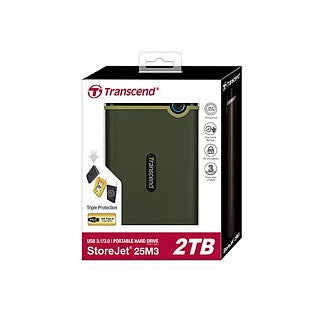 Transcend 6.3cm 1TB USB3.1 StoreJet 25M3G Military Green