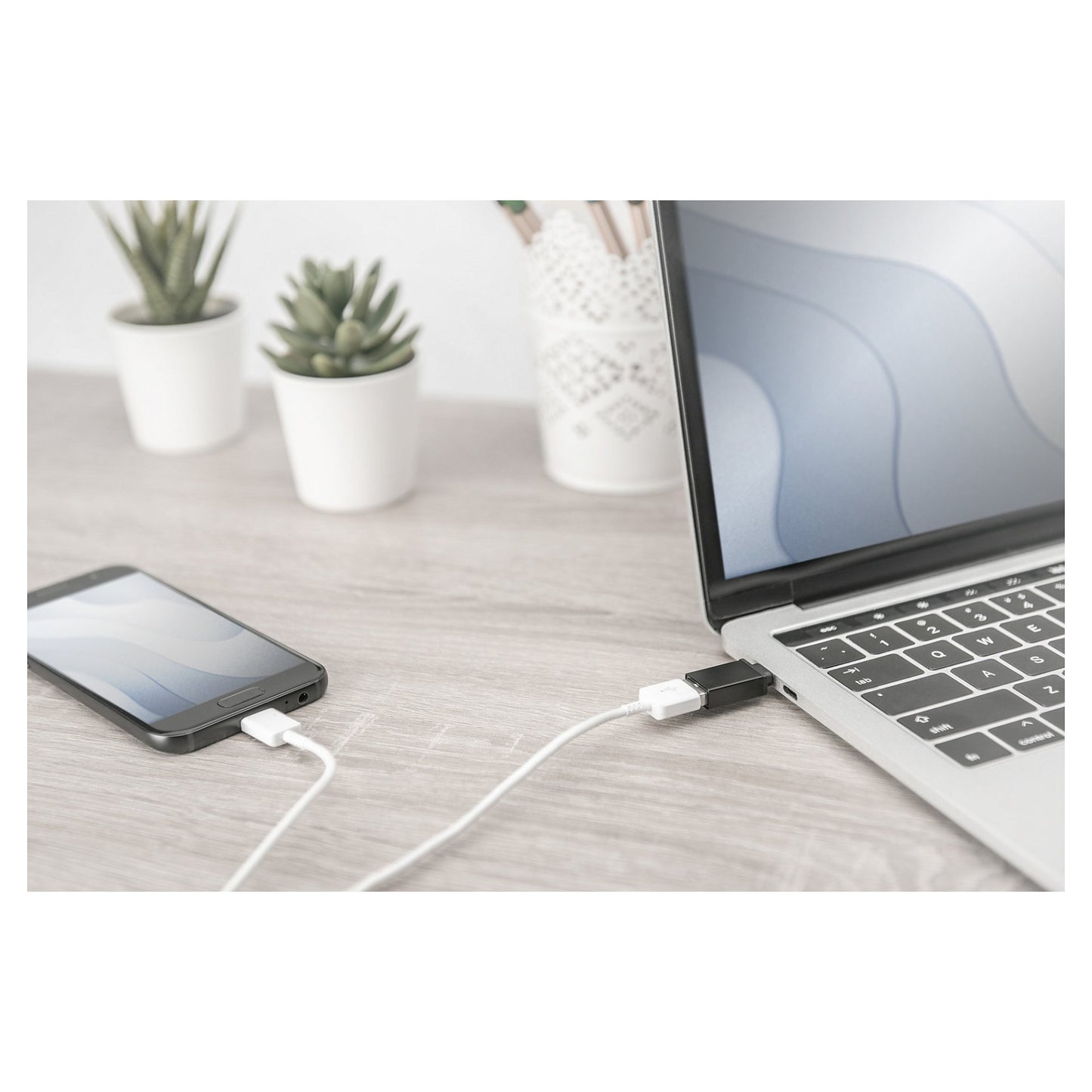DIGITUS USB Type-C Adapter, Type-C - A-Buchse, schwarz