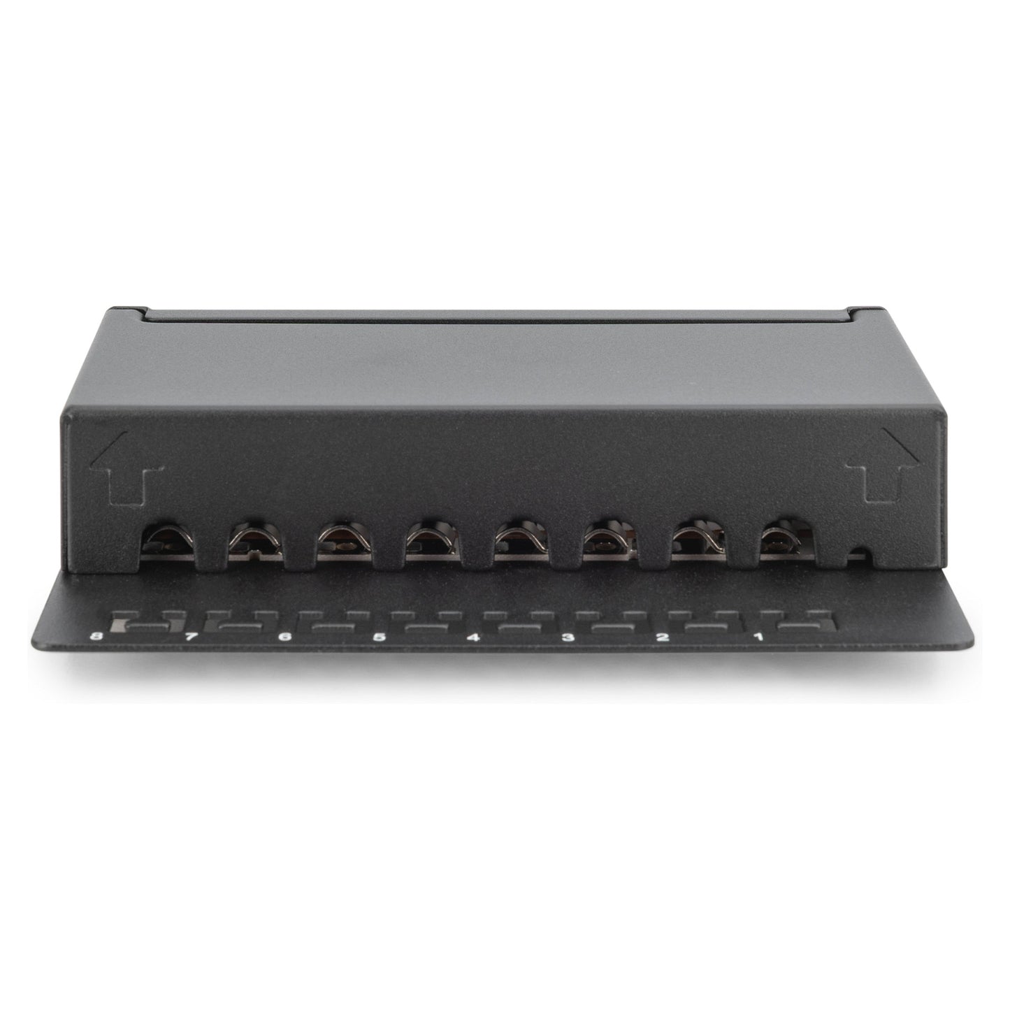 DIGITUS Patchpanel 1HE 8-Port Cat6 geschirmt schwarz