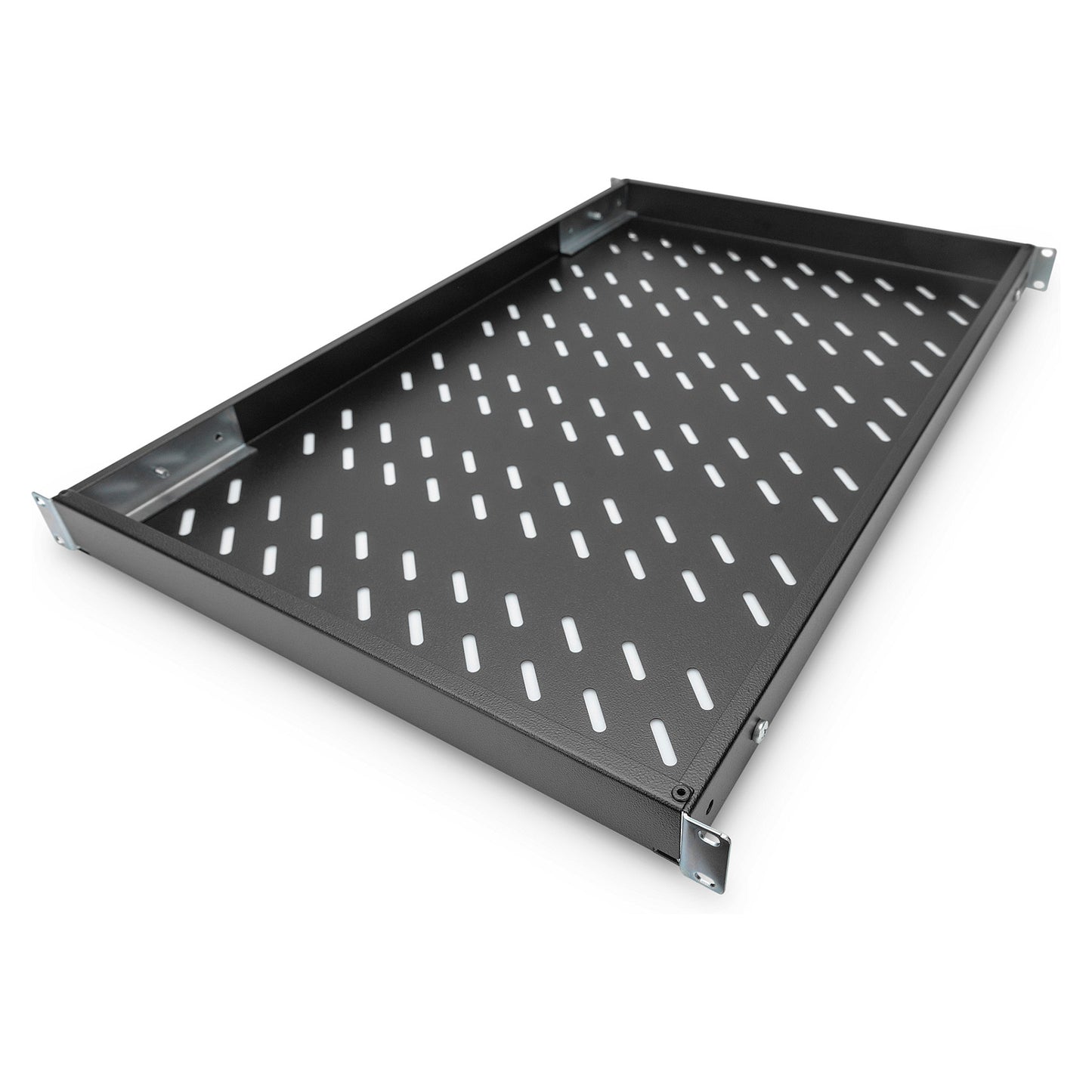 DIGITUS Fachboden 1HE 44x482x700-1180mm bis 50kg schwarz var