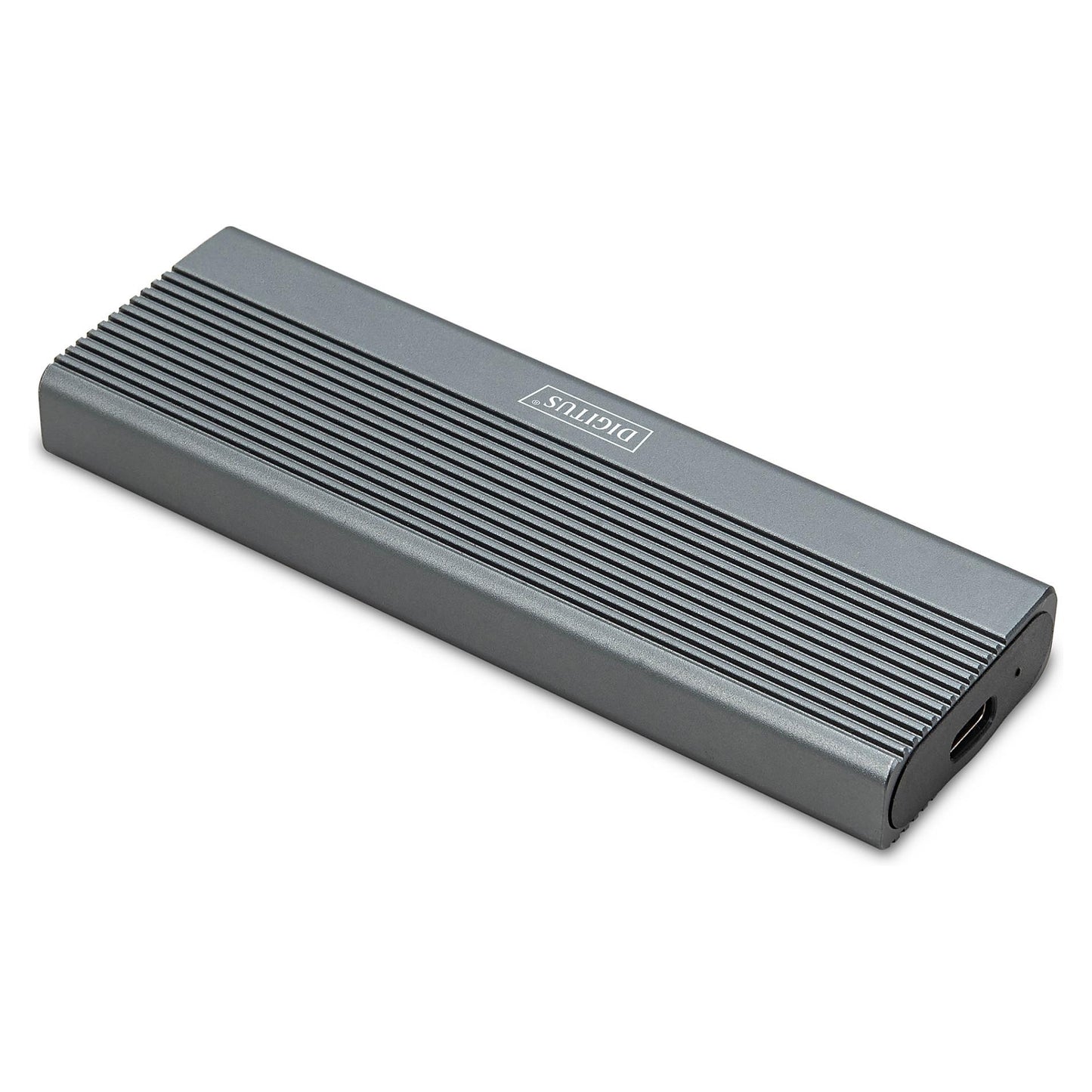 DIGITUS Gehäuse USB 3.1 Gen2 SSD M2 NVMe + SATAIII Alu