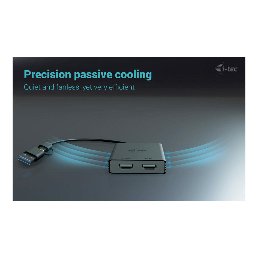 I-TEC USB-A/C 2X HDMI ADAPTER