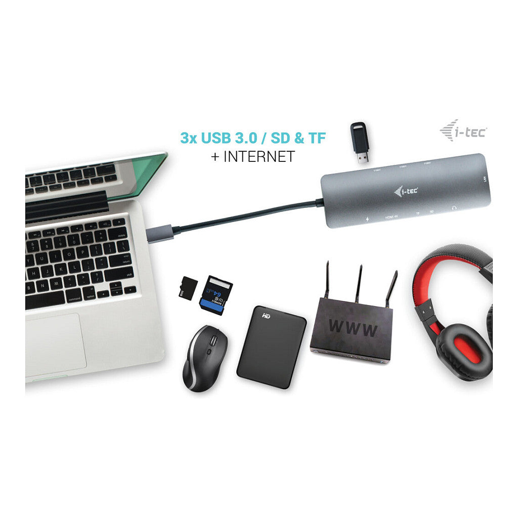 I-TEC NANO LAN DOCK + P/S 100W