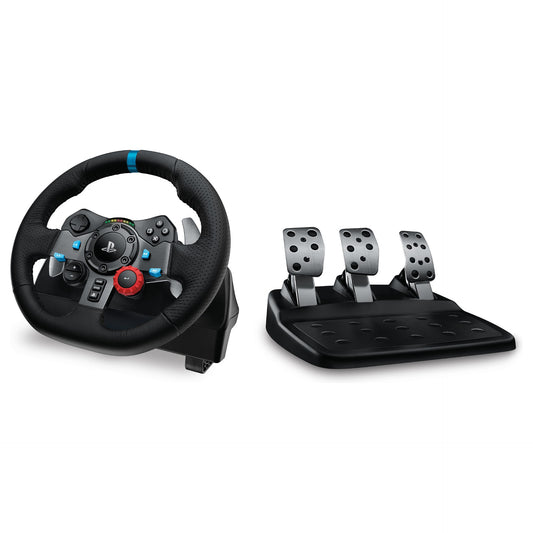 Logitech G29 EU + G435 Black Gaming Controller Aluminium Black USB Steering wheel + pedals + headset PC