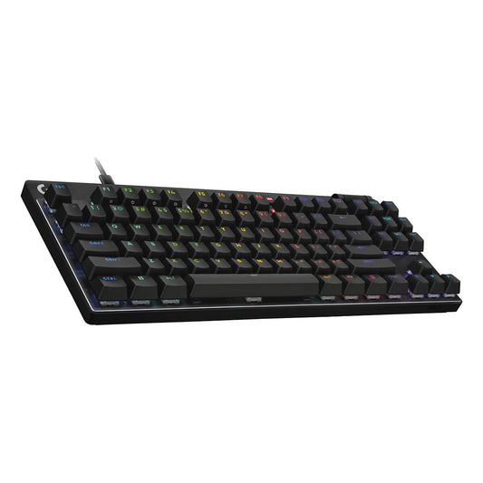 Logitech PRO X TKL RAPID Schwarz . Kabelgebundene Gaming-Tastatur. Magnetische Analog-Switches. Rapid-Trigger. LIGHTSYNC RGB