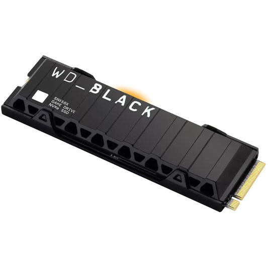 M.2 WD Black 1TB SN850X NVMe Supremely Fast PCIe Gen4 x4 mit Khlkrper internal single-packed