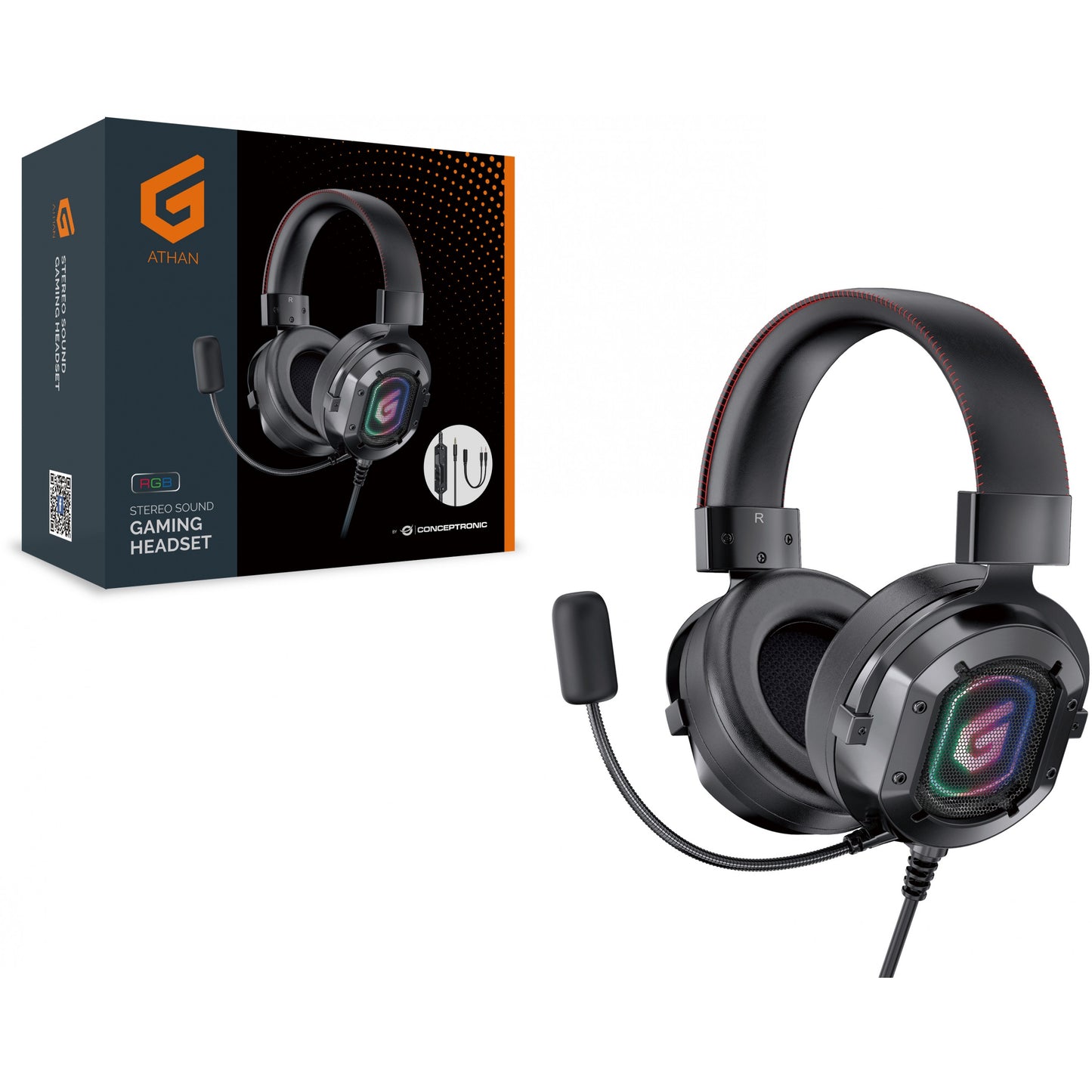 CONCEPTRONIC Gaming Headset Kli Audio,Mikro,int.Bed. 2.2m sw