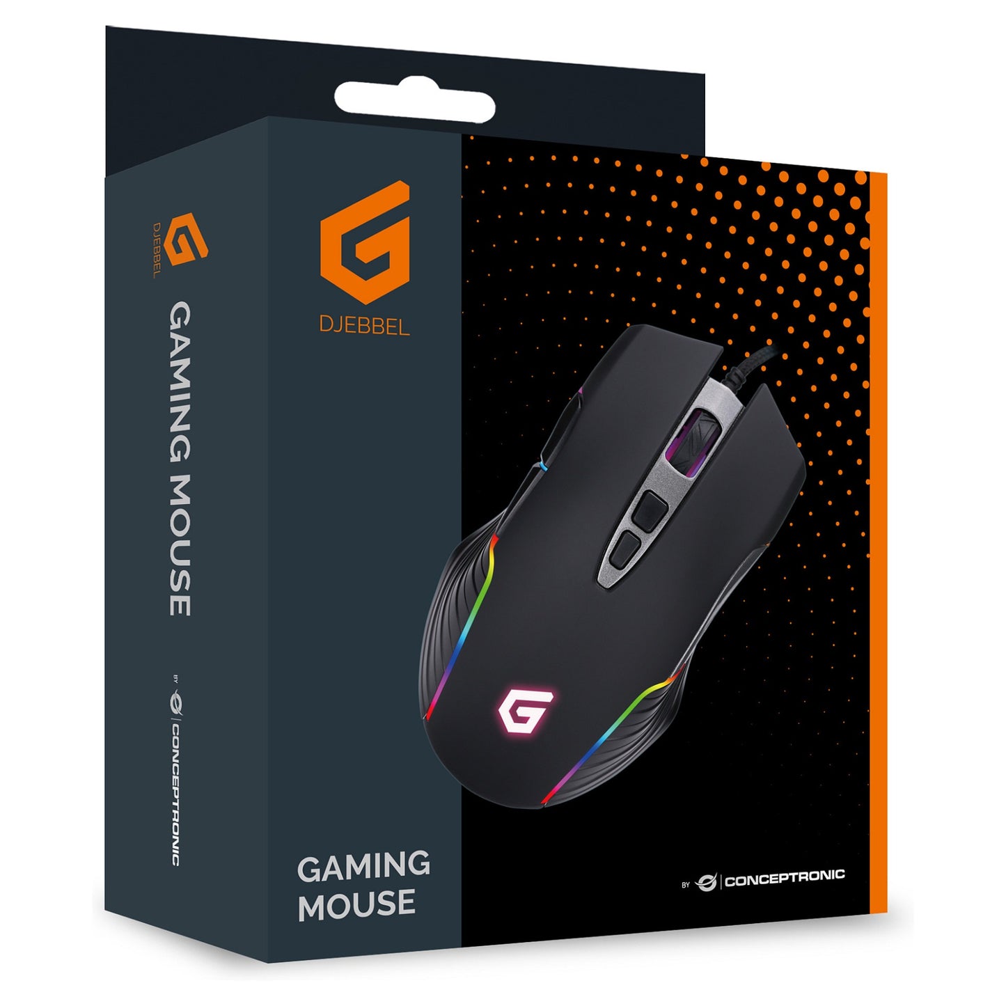 CONCEPTRONIC Gaming USB Maus, 7200 DPI, IC sensor,DJEBBEL03B