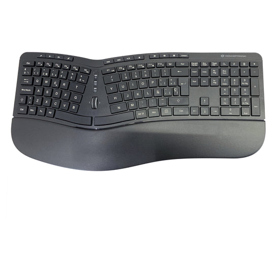 CONCEPTRONIC Wireless Keyboard+Mouse,ergo,Layout spanisch sw