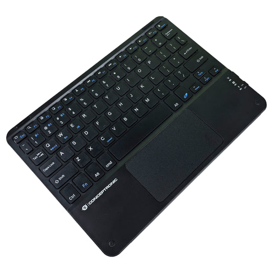 CONCEPTRONIC Wireless Tastatur, QWERTY-Layout US/EN 10" sw