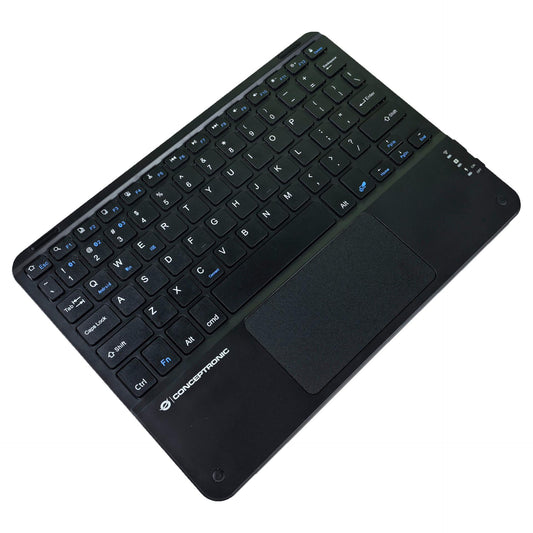 CONCEPTRONIC Wireless Tastatur, QWERTY-Layout US/EN 10" sw