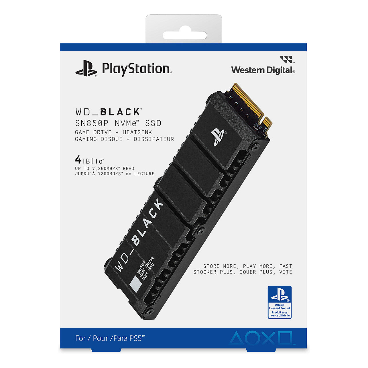 M.2 WD Black SN850P NVMe SSD WDBBYV0020BNC-WRSN - SSD - 2 TB - intern - M.2 2280 - PCIe 4.0 x4 (NVMe) - integrierter Khlkrper