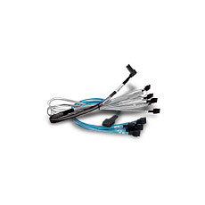 Kabel SAS Mini SAS HD auf 2x OCulink U.2 Enabler (SFF8643 auf 2x SFF8612) 1m