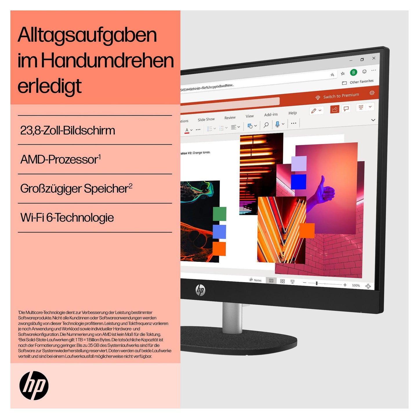 HP All-in-One 24-cr0006ng (wei, Windows 11 Home 64-Bit)